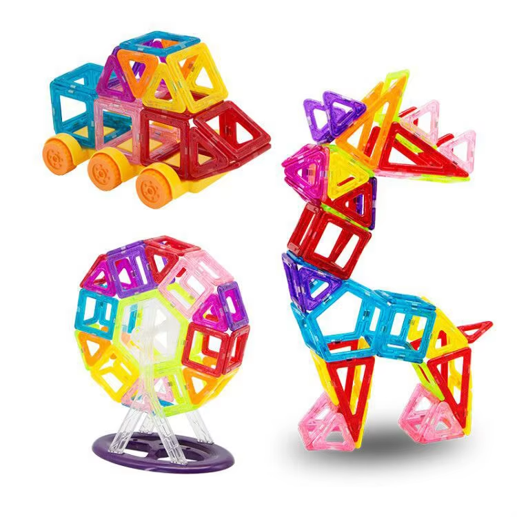 Magnetic Building Blocks 64-128Pcs Mini Size DIY Magnets Toys for Children Construction Set