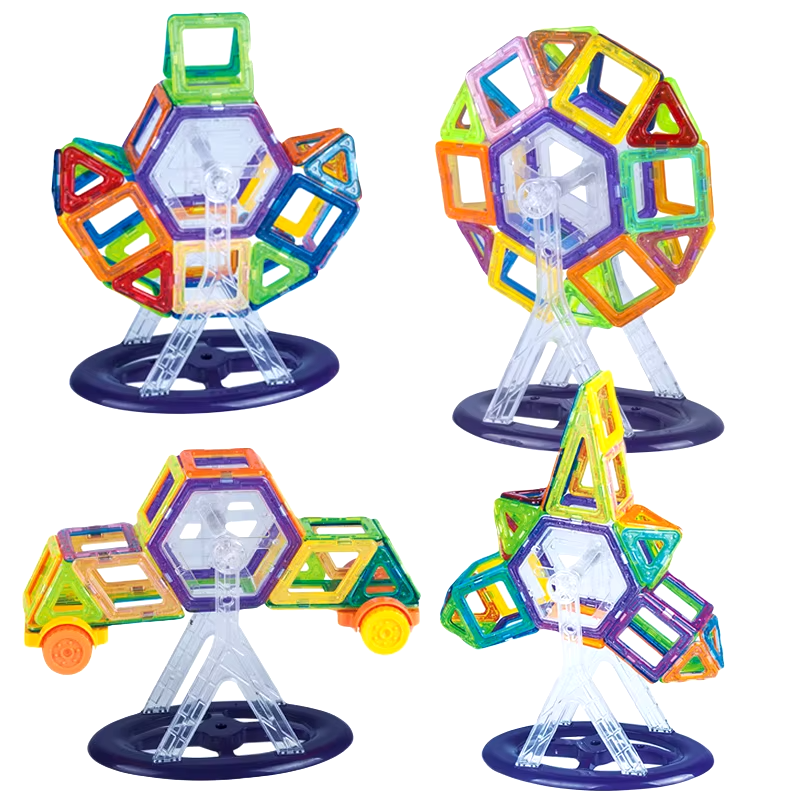 Magnetic Building Blocks 64-128Pcs Mini Size DIY Magnets Toys for Children Construction Set