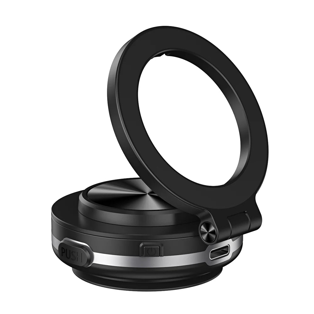 Car Smartphone Holder Magnetic Mount 360° Rotating Vacuum Adsorption Strong Magnet for All Smartphones