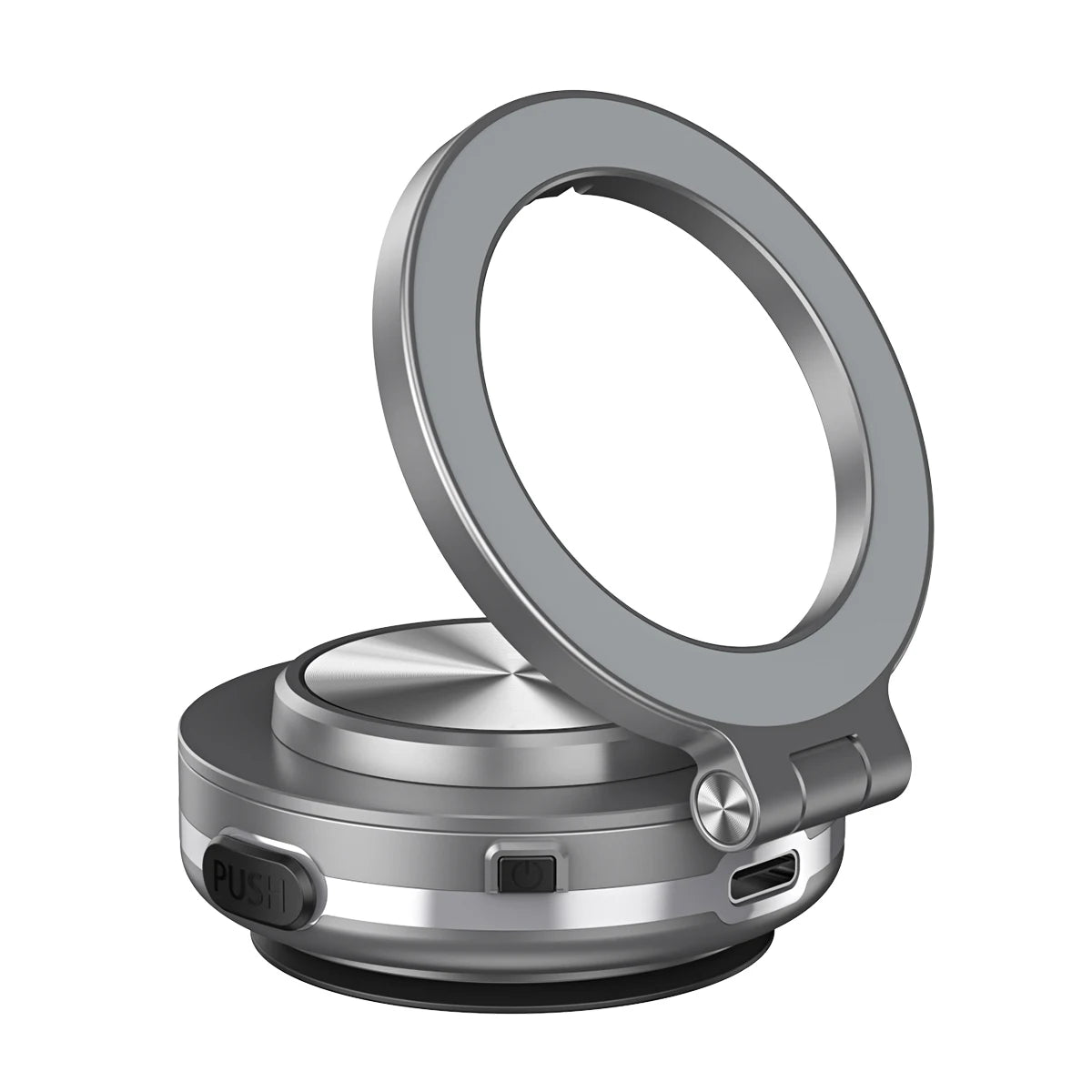 Car Smartphone Holder Magnetic Mount 360° Rotating Vacuum Adsorption Strong Magnet for All Smartphones