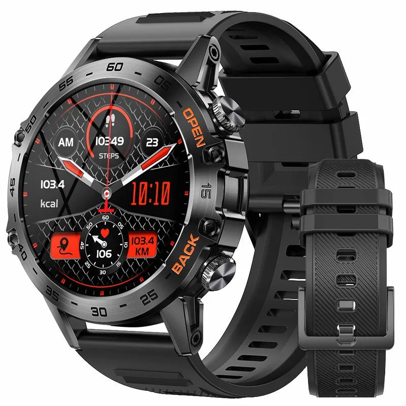 LIGE Smart Watch Men's Outdoor Sport Fitness Heart Rate Health Monitoring Smartwatch