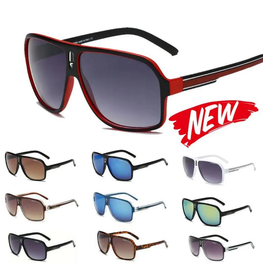 Sunglasses Retro Classic Polarized Shades Unisex Cycling Fishing Outdoor Sports Driving Large Frame Sunglasses