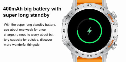 LIGE Smart Watch Men's Outdoor Sport Fitness Heart Rate Health Monitoring Smartwatch