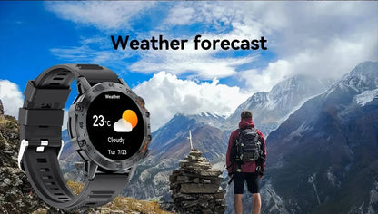 LIGE Smart Watch Men's Outdoor Sport Fitness Heart Rate Health Monitoring Smartwatch