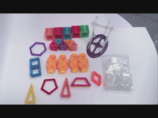 Magnetic Building Blocks 64-128Pcs Mini Size DIY Magnets Toys for Children Construction Set